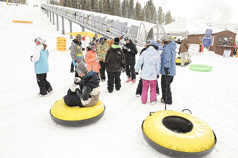 Tubing in Vail Colorado