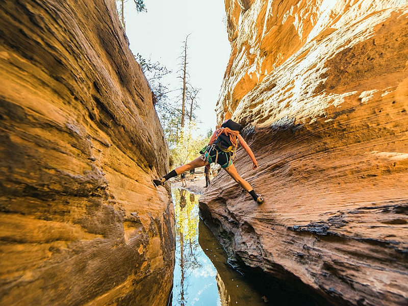 Canyoneering in Zion National Park, Utah, USA